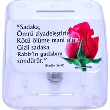Angel Of Life Kırılmaz Plastik Sadaka Kutusu - Plastik Kumbara (Büyük) -Ebat 14x15x18 Cm