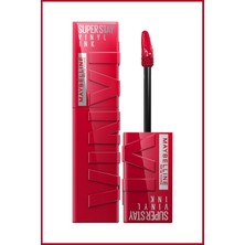 Maybelline New York Super Stay Vinyl Ink Likit Parlak Ruj 50 Wicked Mini Falsies Surreal Maskara Li