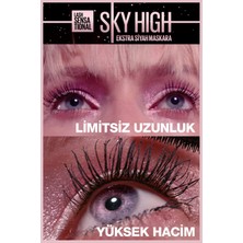 Maybelline New York Lash Sensational Sky High Cosmic Black Maskara Mini Falsies Surreal Maskara Hediyeli