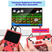 Robeve 400 Nostalji Oyunlu Taşınabilir Oyun Konsolu Atari Mini Oyun Atarisi Mini Oyun Konsolu 2 Kişilik Tek Kişilik Oyun Konsolu Atari 2 Oyunculu