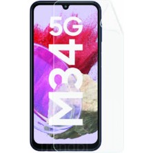 Samsung Galaxy M34 5g Ekran Koruyucu Tam Kaplayan Esnek Poliüretan Film