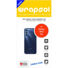 Samsung Galaxy M34 5g Mat Arka ve Yan Kaplama Koruyucu Film