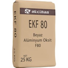 Akcihan Beyaz Alüminyum Oksit Wfa 80 25 kg