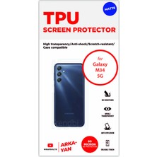 Samsung Galaxy M34 5g Mat Arka ve Yan Kaplama Koruyucu Hd Film