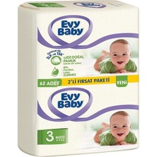 Evy Baby Bebek Bezi 3 Beden 68 Adet 5-9 kg