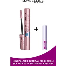 Maybelline New York Lash Sensational Sky High Waterproof Maskara Mini Falsies Surreal Maskara Hediyeli