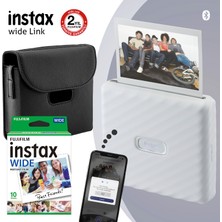 Instax Wide Link Beyaz Akıllı Yazıcı + Çantalı