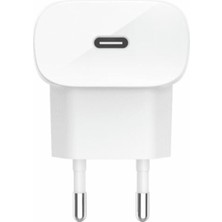 Belkin 20 W Usb-C Ev Duvar Şarj Cihazı Beyaz