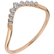 Sirius Pırlanta Pırlanta Yeni Ay Yüzük 0442R0024