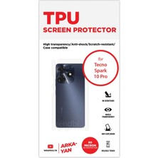 Tecno Spark 10 Pro Arka ve Yan Kaplama Köşeler Dahil Kaplayan Hd Film