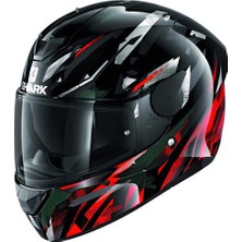 Shark Dark Skwal 2 Kanhji Motosiklet Kaskı -Kırmızı