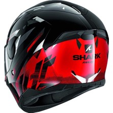 Shark Dark Skwal 2 Kanhji Motosiklet Kaskı -Kırmızı