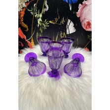 Lemm Home Palm Mor 6'lı Kadeh Seti