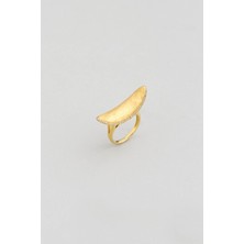 So CHIC Giza Zarafeti 18 Ayar Sarı Altın Kaplama Gümüş Yüzük