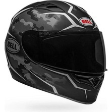 Bell Ps Qualifier Stealth Motosiklet Kaskı Matt Black-White SYM0155