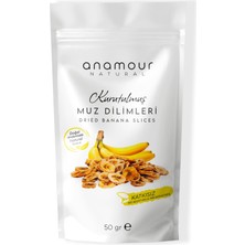 Anamour Anamur Muzu Kurusu Cips Muz (Şekersiz) Kuru Meyve Kıtırı 50 Gram