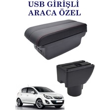 Point Marketing Opel Corsa D 2006-2014 Usbli Vidasız Kol Dayama Kolçak