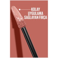 Maybelline New York Super Stay Vinyl Ink Likit Parlak Ruj 120 Punchy Mini Tattoo Liner Li