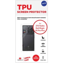 Zte Nubia Red Magic 8s Pro Plus Mat Arka ve Yan Kaplama Koruyucu Hd Film