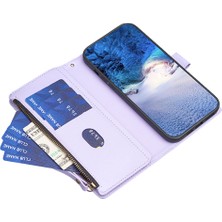 Lr Joyful Xiaomi Redmi 9 Anti Dust Pu Deri Deri Cüzdan Fermuarlı Cep Telefon Kılıfı Stand Telefon Kapağı (Yurt Dışından)