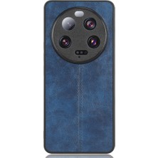 Lr Joyful Xiaomi 13 Ultra Cowhide Doku Telefon Kapağı Pu Deri Kaplamalı Tpu+Pc Mobil Kılıf (Yurt Dışından)