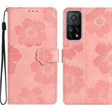 Lr Joyful Xiaomi Mi 10T 5G/10T Pro 5g/redmi K30S Deri Telefon Kasası, Çiçekler Baskılı Stant Flip Cüzdan Kapağı (Yurt Dışından)