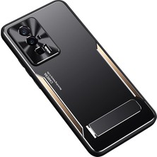 Lr Joyful Xiaomi Poco F5 Pro 5g/redmi K60 5G/K60 Pro 5g Kickstand Telefon Kapağı Tpu + Alüminyum Alaşım Kılıfı (Yurt Dışından)