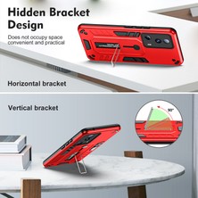 Lr Joyful Xiaomi 13 Lite/civi 2 5g Gizli Kickstand Kapak Silikon Halka Kayışı Tpu+Pc Mobil Kılıf (Yurt Dışından)