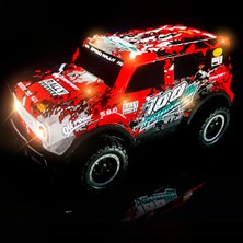 Mofy Baby Full Fonksiyon LED Işıklı Gövde 1:24 Off Road Şarjlı Uzaktan Kumandalı Yarış Arabası