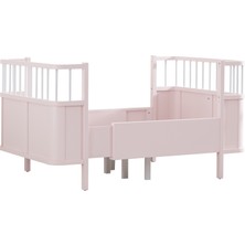 Setay Mdf Beşik Siesta Büyüyen Beşik 90 x 130 - Siesta Karyola 90 x 190 - Pembe