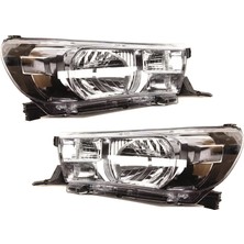 Ns Nilser Auto Parts Toyota Hılux Revo Sağ-Sol Far Lambası Motorsuz Ledsiz 2016-2021