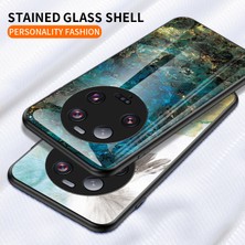 Lr Joyful Xiaomi 13 Ultra Temperli Cam Arka Kapak Pc+Tpu Mermer Desen Telefon Kılıfı (Yurt Dışından)