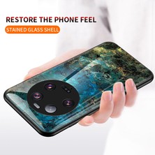 Lr Joyful Xiaomi 13 Ultra Temperli Cam Arka Kapak Pc+Tpu Mermer Desen Telefon Kılıfı (Yurt Dışından)
