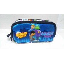 Gıpta Rafadan Tayfa Kalem Çantası 2 Bölmeli Mavi