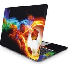 Sticker Master Ateşten Top Tüm Cilt Koruma Uyumlu Apple MacBook Pro Mac Air 11 12 13 15 16 17 21 27 Inch Laptop