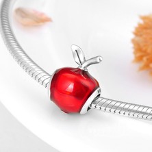 Karm Mücevher Ticaret 925 Ayar Gümüş Charm (Red Apple)