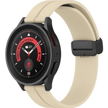 Sneezy Samsung Galaxy Watch 5 40-44MM Uyumlu 20MM Coastal Manyetik Tokalı Silikon Kordon