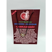 Gümüştel El Sanatları Yay Burcu Labradorit Taşı Doğal Taş Kolye