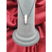 Gümüştel El Sanatları Havlit Taşı Kolye Ayarlanabilir Orijinal Doğal Taş Çok Fonksiyonlu Kolye