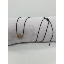 Gümüştel El Sanatları Unakit Taşı Kolye Ayarlanabilir Orijinal Doğal Taş Çok Fonksiyonlu Kolye