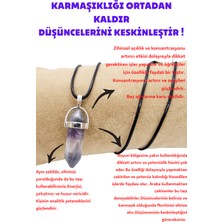 Gümüştel El Sanatları Karmaşıklığı Ortadan Kaldır, Florit Taşı Point Pandül Kolye