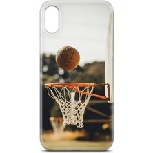 Uvilda Apple iPhone x Kılıf Uv Baskılı Abxbi 9 Baskılı Basket Top