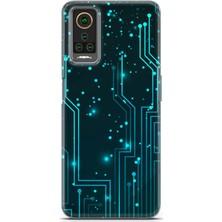 Uvilda General Mobile Gm 22 Pro Kılıf Uv Baskılı Abxbi 7 Telefon Kabı Devreler Tron