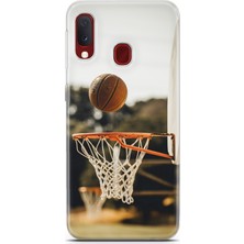 Uvilda Samsung Galaxy A20E Kılıf Uv Baskılı Abxbi 9 Kapak Basket Top