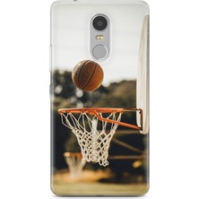 Uvilda Lenovo K6 Note Kılıf Uv Baskılı Abxbi 9 Arka Kapak Basket Top