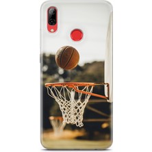 Uvilda Huawei Y7 2019 Kılıf Uv Baskılı Abxbi 9 Kapak Basket Top