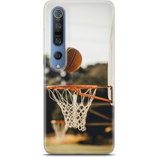 Uvilda Xiaomi Mi 10 Pro Kılıf Uv Baskılı Abxbi 9 Telefon Kabı Basket Top