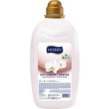 Hobby Sıvı Sabun Orkide-Beyaz 1,5 lt x 8 Adet
