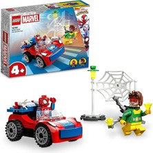 E-Trendy Örümcek Adam In Arabası ve Doktor Oktopus 10789-4 Yaş ve Üzeri Çocuklar Için Iki Minifigürlü Yaratıcı Oyuncak Yapım S (48 Parça)