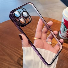 Dexmon iPhone 14 Pro Kılıf 3D Kamera ve Lens Mercek Korumalı Ultra Lüks Razer Plating Case